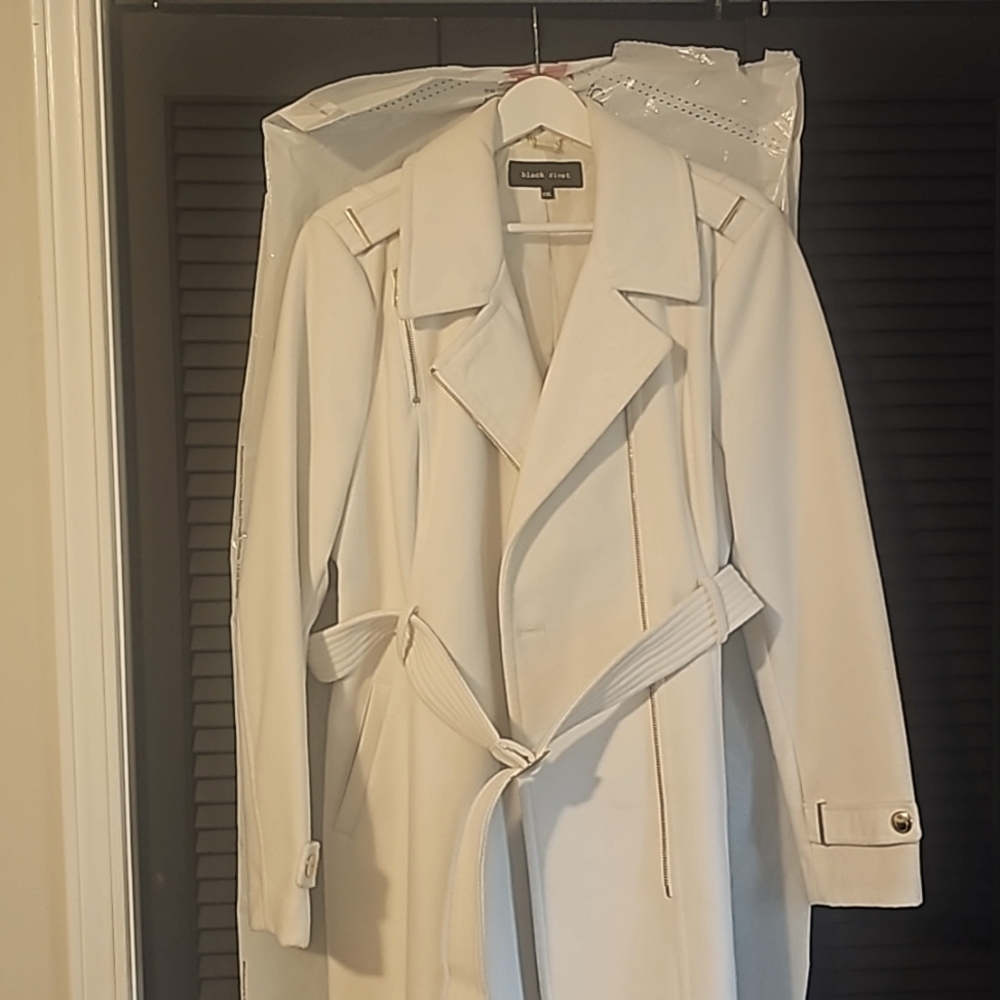White trench coat